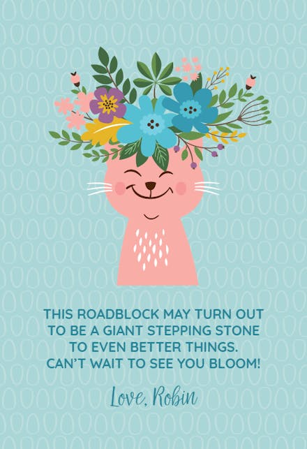 Cheshire Smile - Cheer Up Card