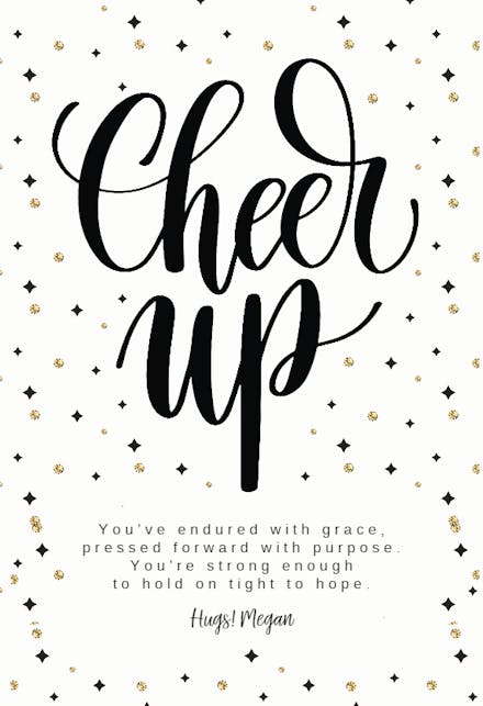 Confetti Fun - Cheer Up Card