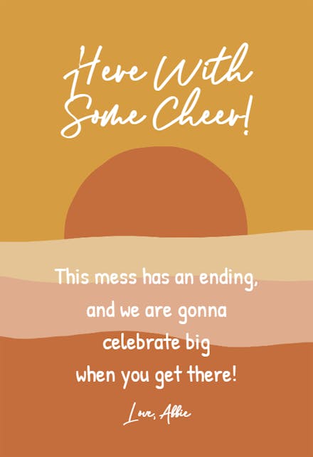 Dawning - Cheer Up Card