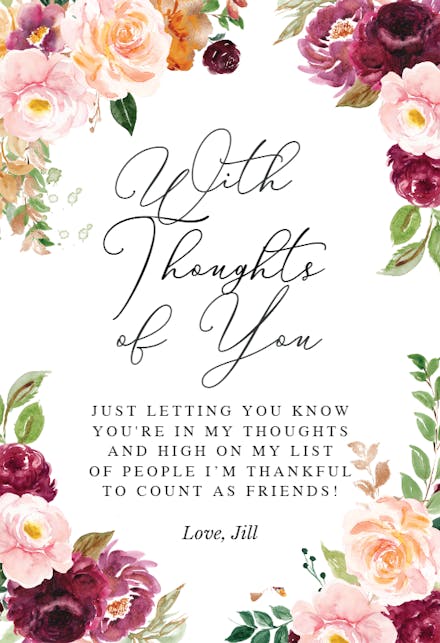 Flower Shop - Cheer Up Card