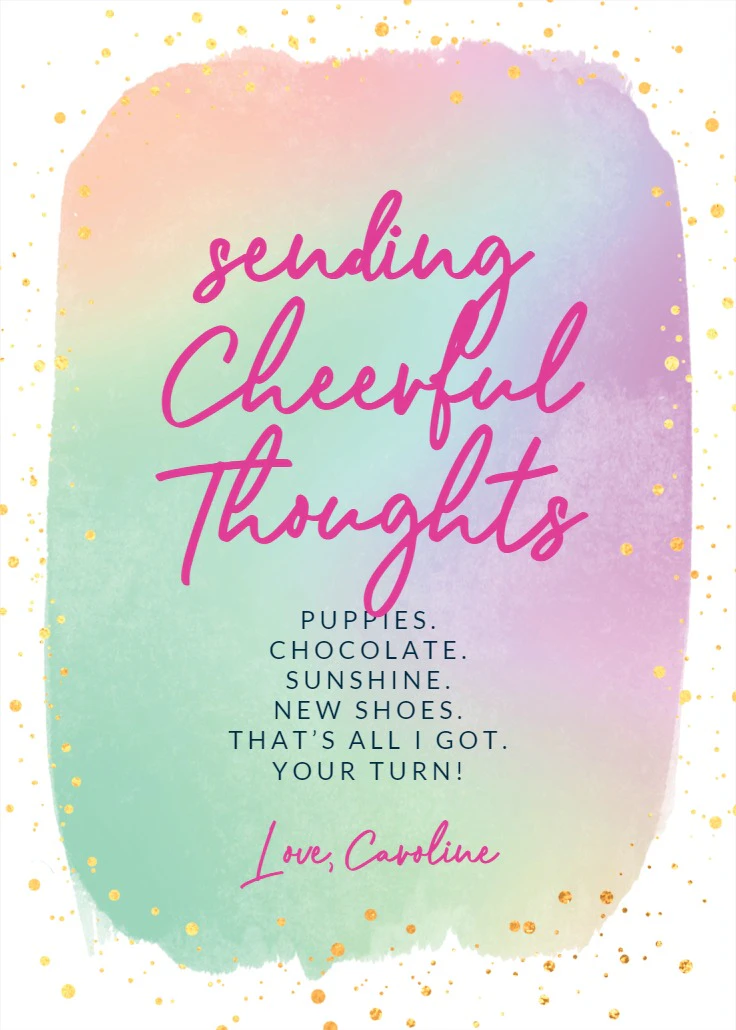 Pretty Puddle - Cheer Up Card | Greetings Island