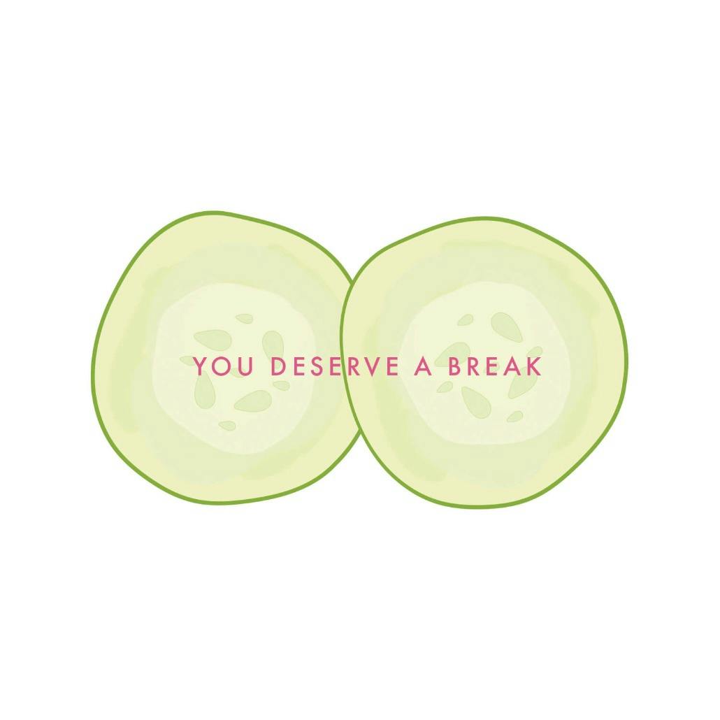 You deserve a break - cheer up card