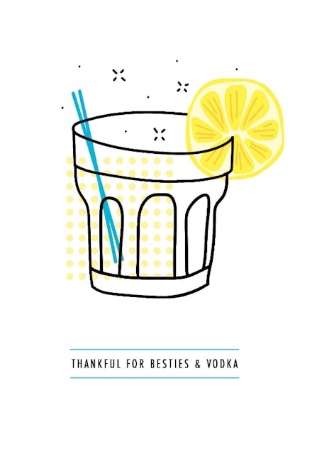 Basic Besties - Friendship Card