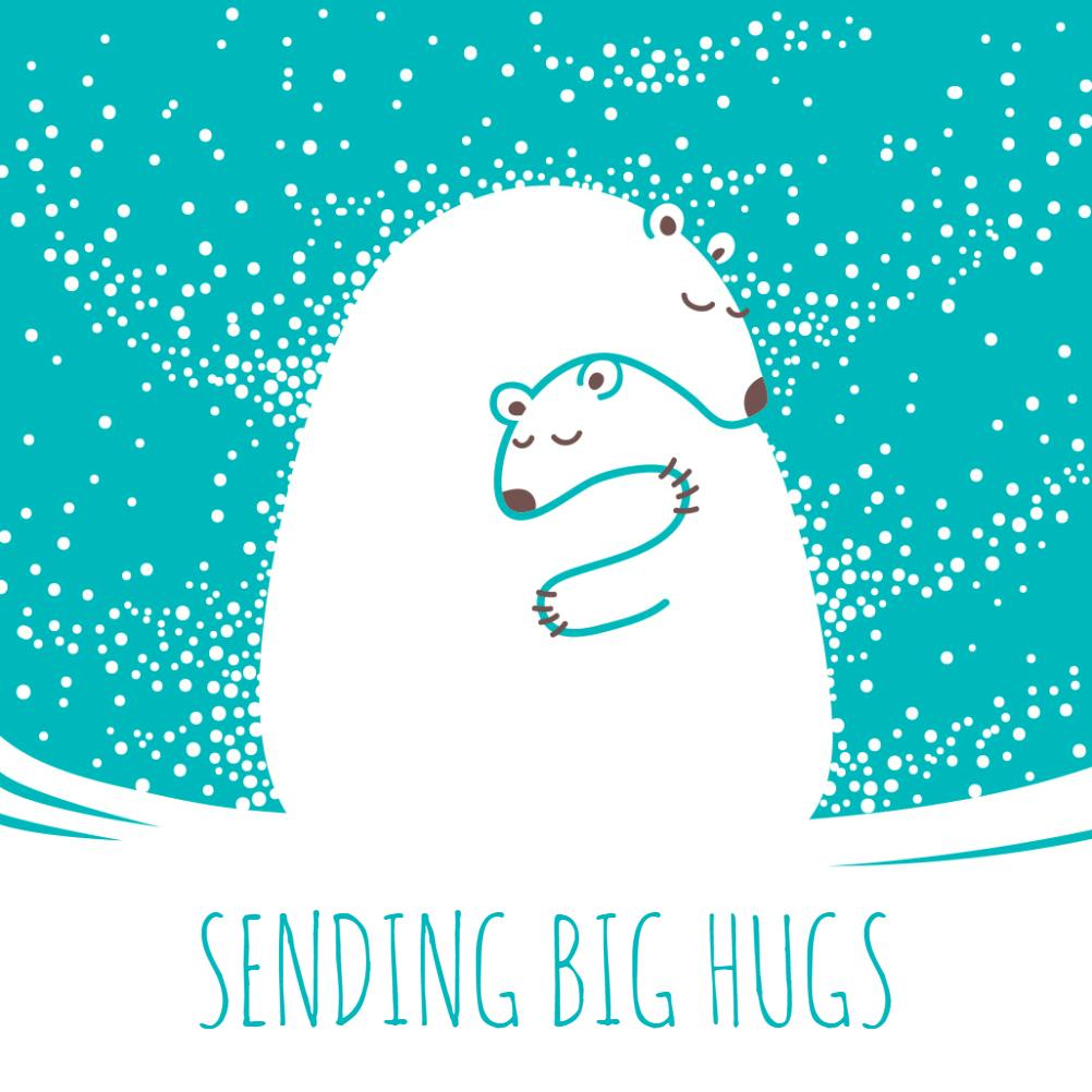 Best medicine -  free hugs card