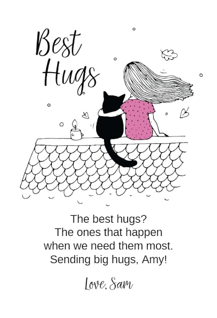 Windswept - Hugs Card