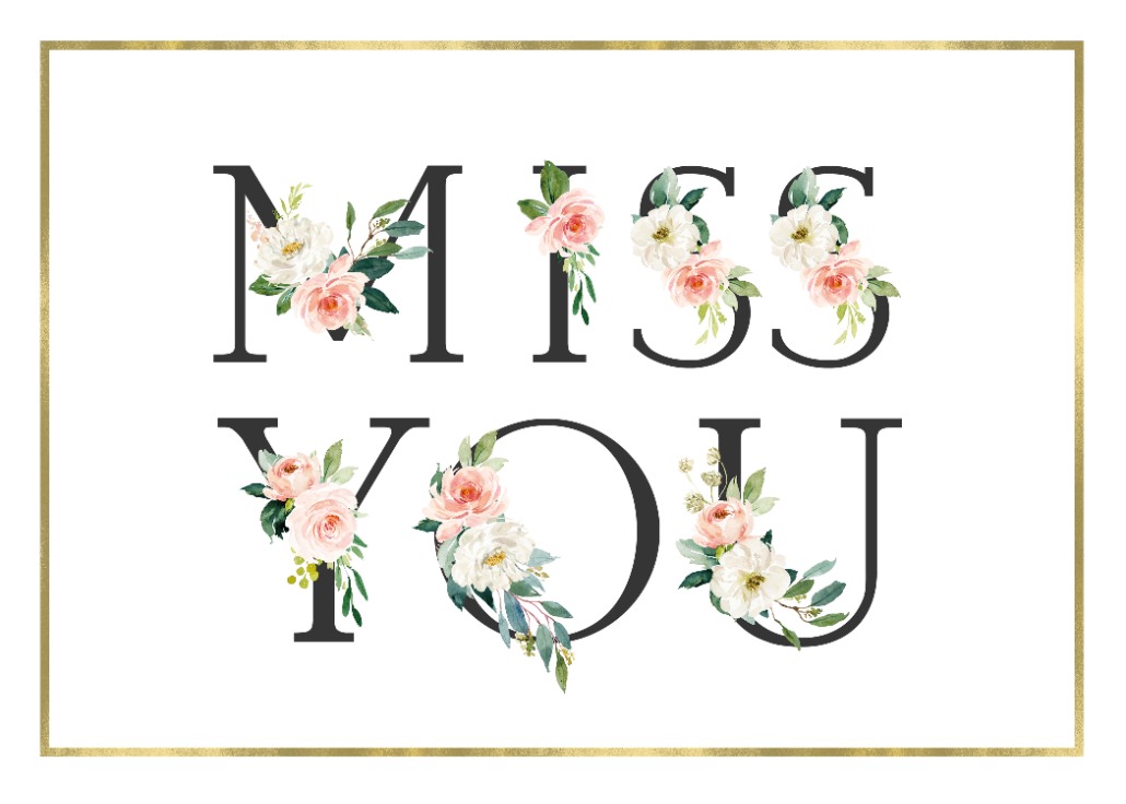 Free Printable & Online Miss you Cards | Greetings Island