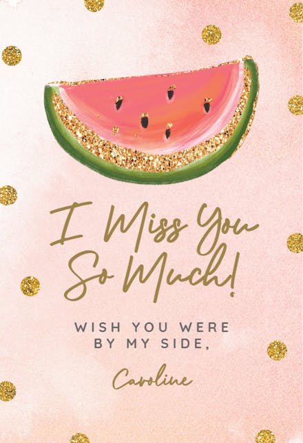 Miss you Cards (Free) | Greetings Island Miss you Cards (Free) | Greetings Island