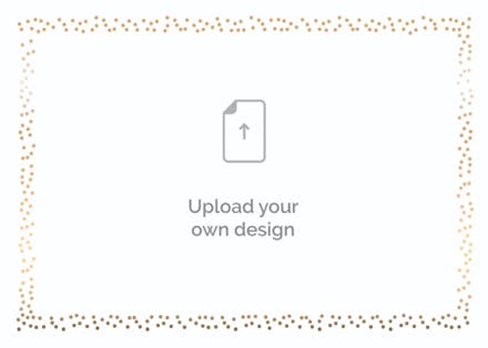 Dotted frame - landscape - greeting card