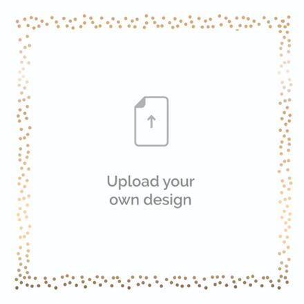 Dotted frame - square - greeting card