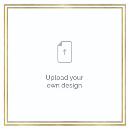 Double frame - square - greeting card