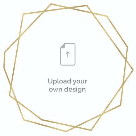 Geometric polygon - square - greeting card