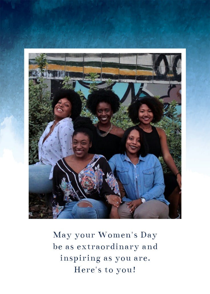 Ombre watercolor - tarjeta de día festivo