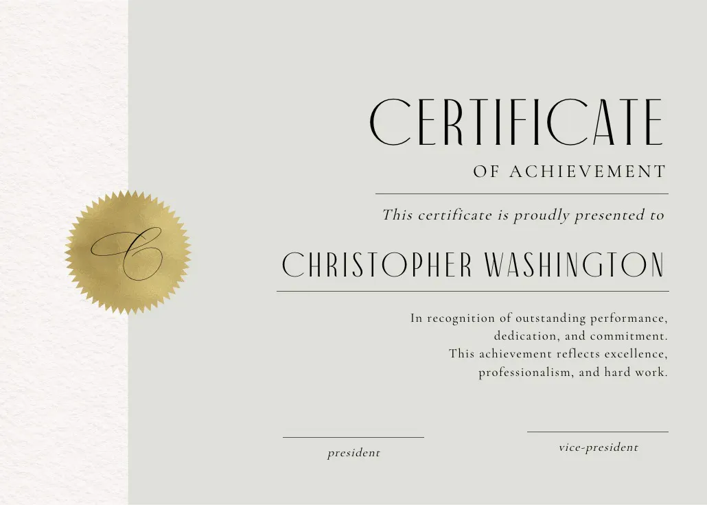 Pastel pink - certificato