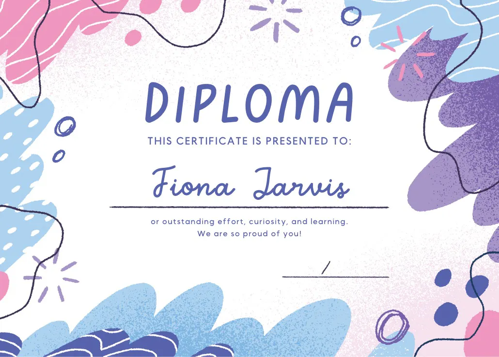 Textured shapes - certificado