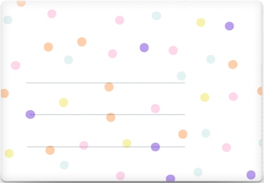 Dots - Printable Envelope Template