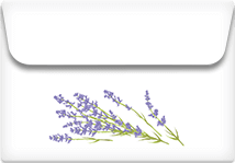 Lavender- Printable Envelope Template