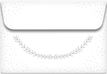 Stylized Laurels- Printable Envelope Template