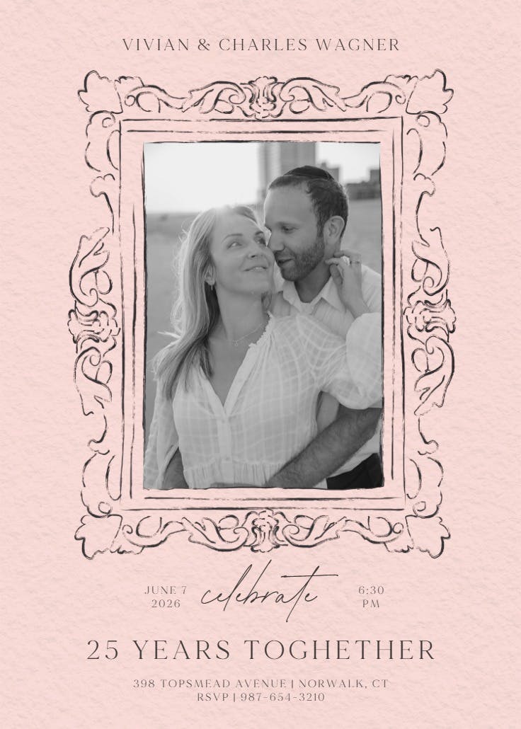 Bound by love - party invitation