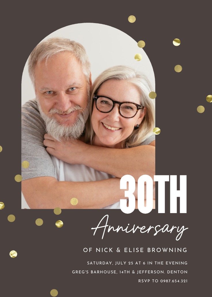 Feeling bubbly Anniversary Invitation Template (Free) Greetings Island