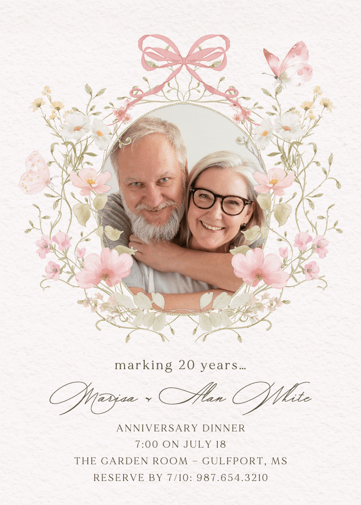 Flowering frame - invitación para todos los días