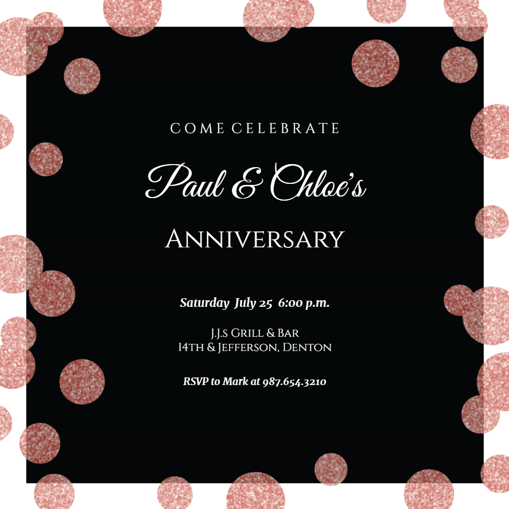 Gradient Arched Window - Birthday Invitation Template (Free ...