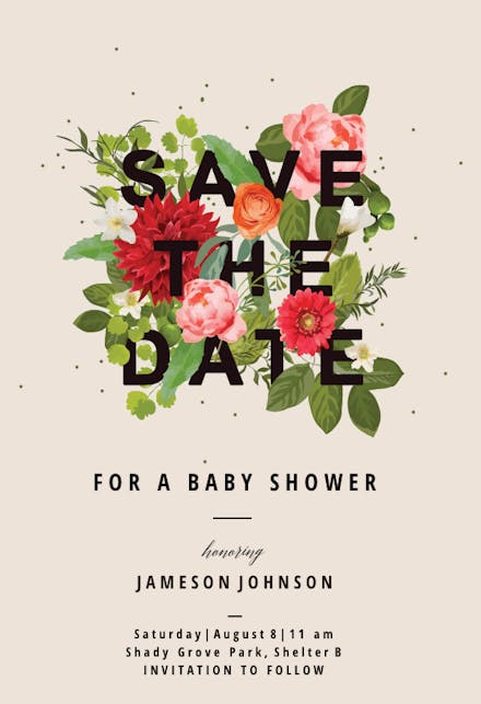 Bouquet of flowers - Invitación Para Todos Los Días