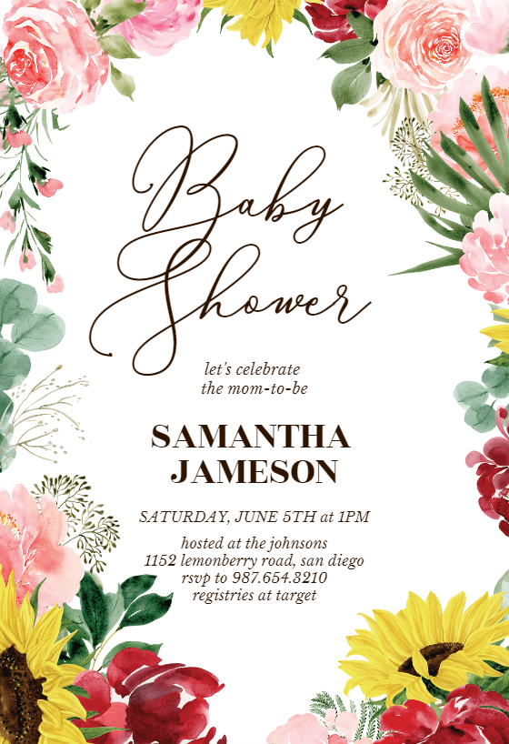 Baby Shower Invitation Templates (Free) | Greetings Island