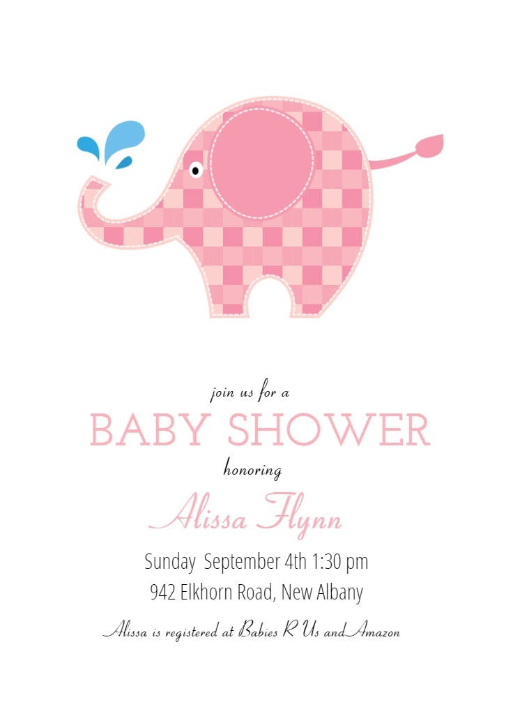 Check mate - baby shower invitation