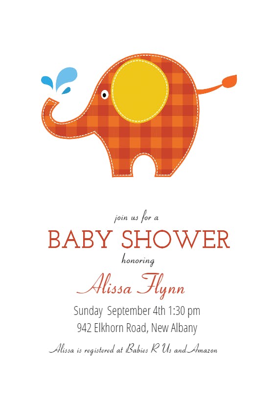 Check mate -  invitación para baby shower de bebé niña gratis