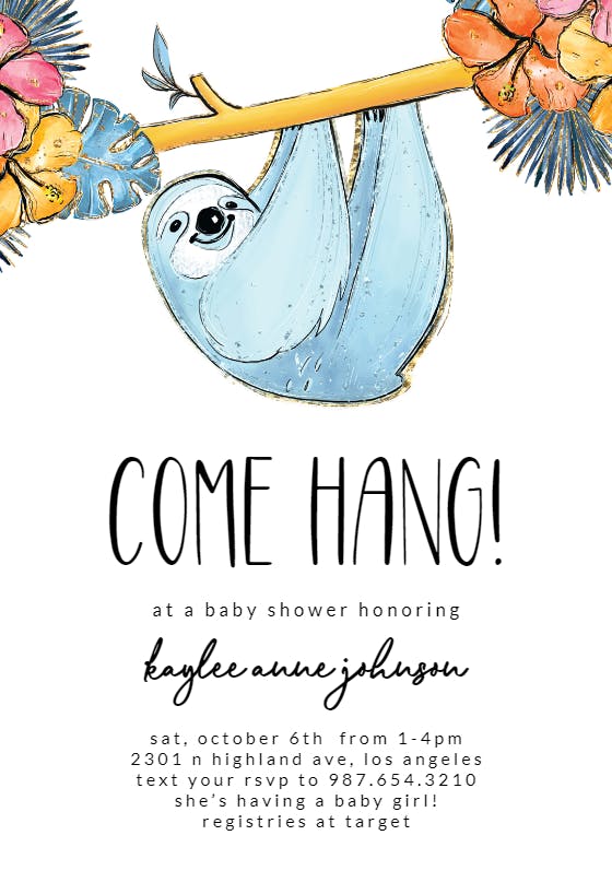 cute-sloth-invitation-template-free-greetings-island