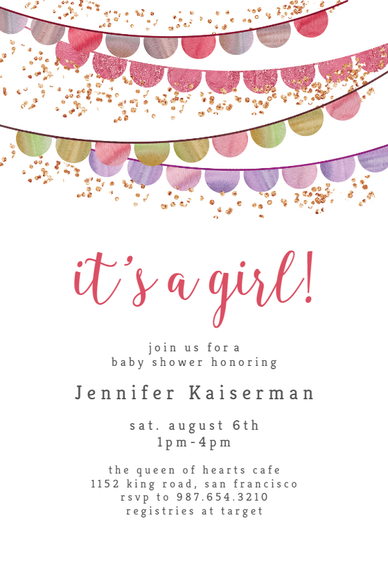 free fiesta baby shower invitations