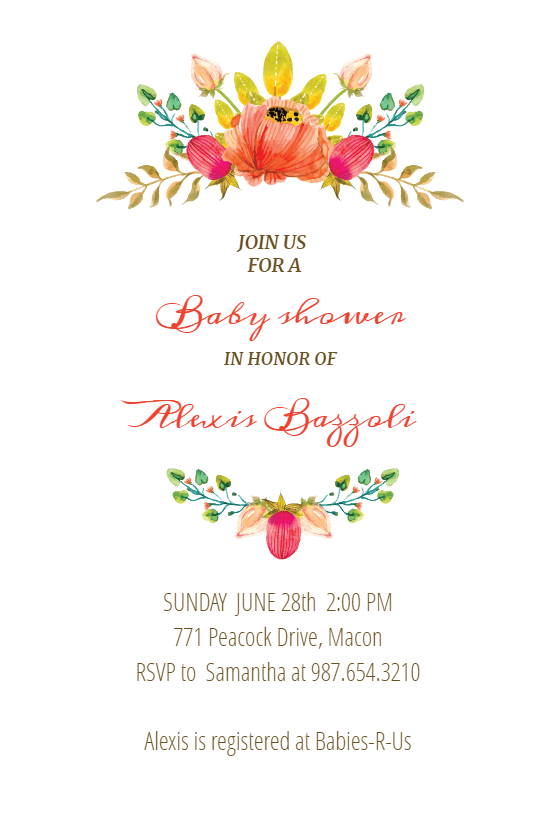 Baby Shower Invitations Free Templates | Greetings Island