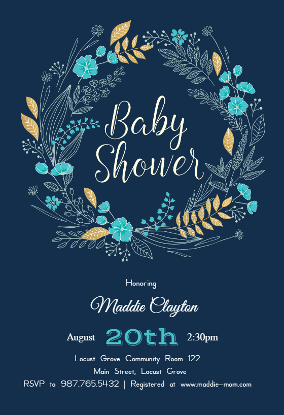 Baby Shower Invitations For Boys (Free Templates) Greetings Island
