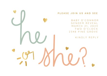 Gender Reveal Invitation Templates Free Greetings Island Gender Reveal Invitation Templates Free Greetings Island