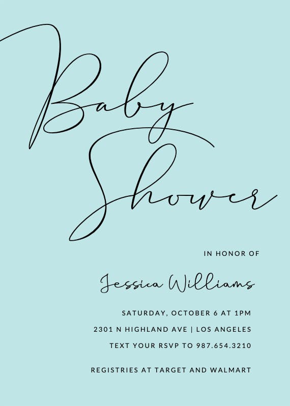 Maxleon - baby shower invitation