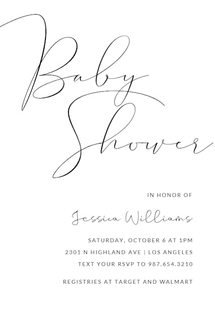 Maxleon - Baby Shower Invitation