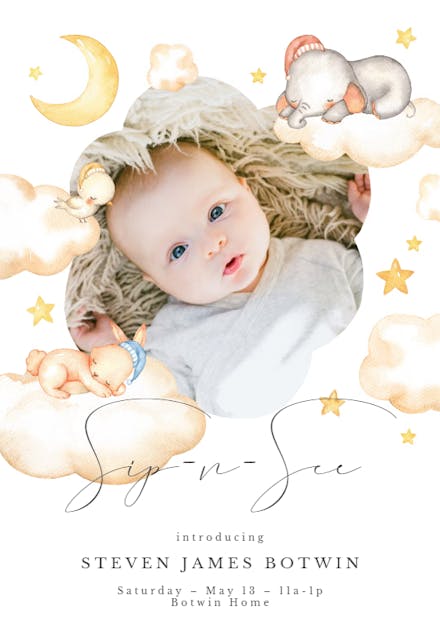 Newbie - sip & see invitation