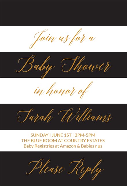 Newly Minted - Baby Shower Invitation