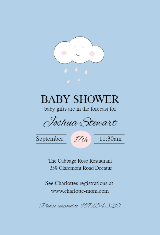 Baby Shower Invitations Free Templates | Greetings Island