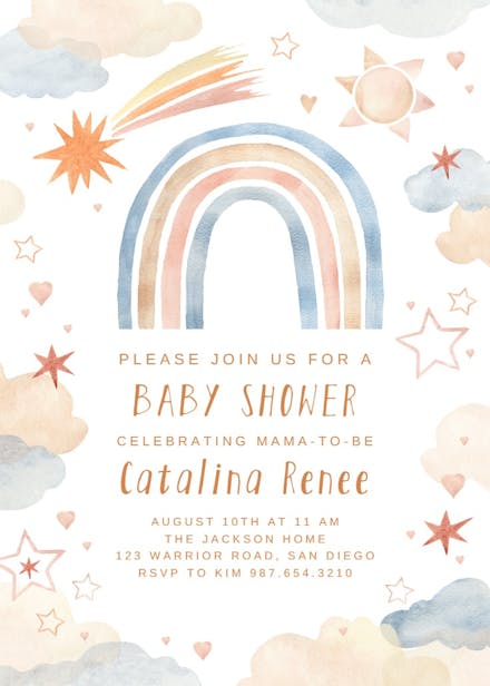 Page 11 | Baby Shower Invitations Free Templates | Greetings Island