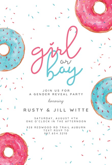 Gender Reveal Invitation Templates Free Greetings Island Gender Reveal Invitation Templates Free Greetings Island