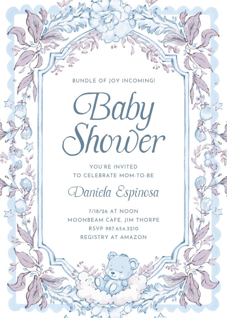 Sweet bundle - invitación de fiesta