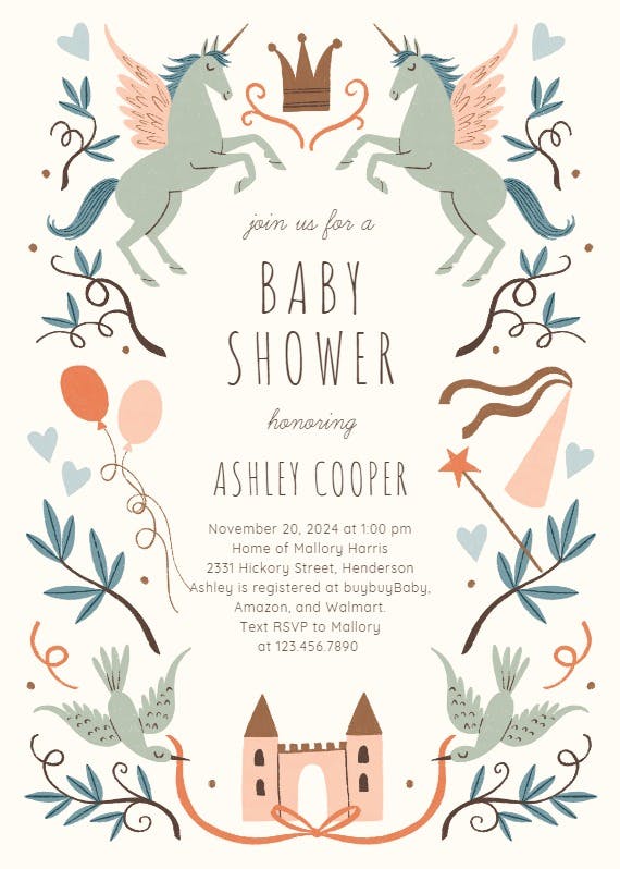 That kind of magic (by meghann rader) - baby shower invitation