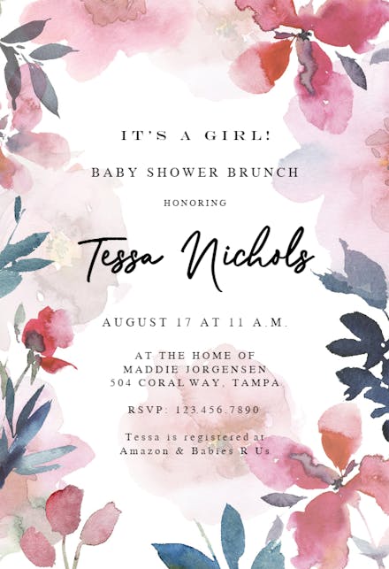 Baby Shower Invitations Free Templates | Greetings Island