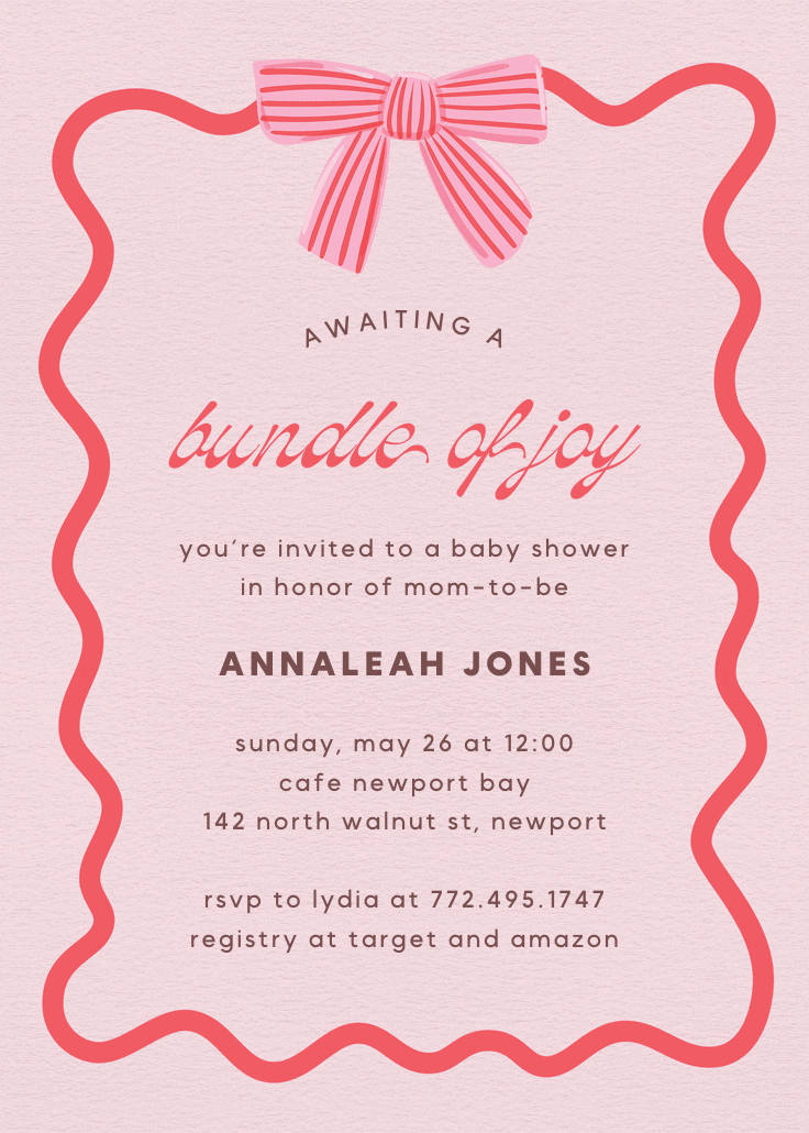 Warmer with you -  invitación para baby shower
