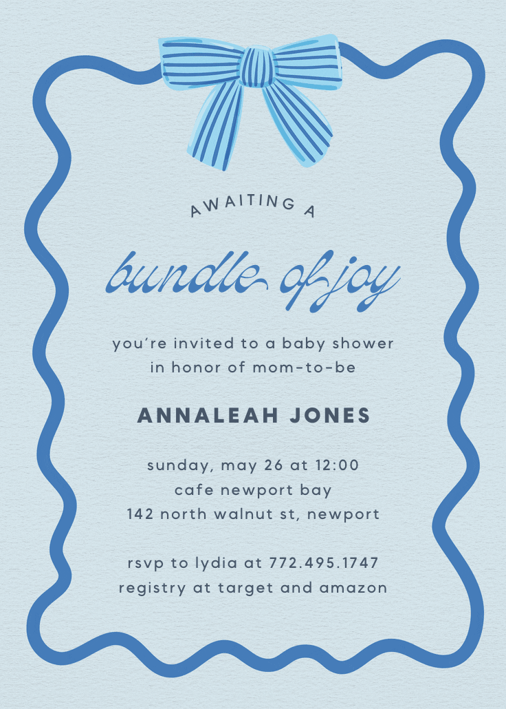 Warmer with you -  invitación para baby shower