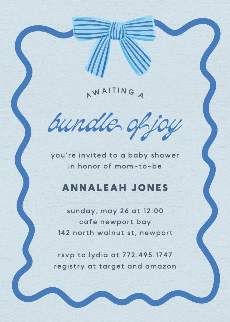 Warmer with you -  invitación para baby shower