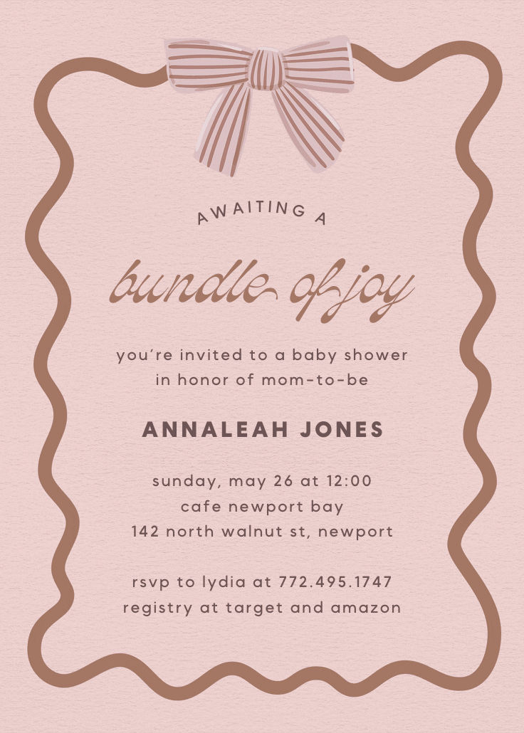 Warmer with you -  invitación para baby shower