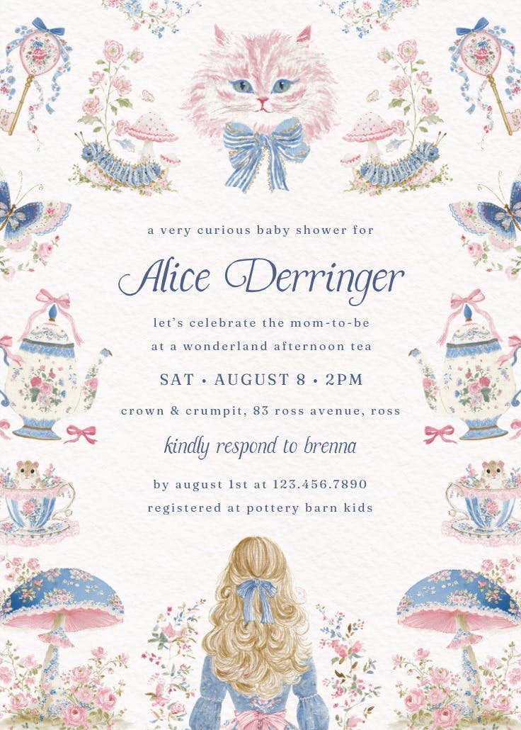 Wonderland - invitation