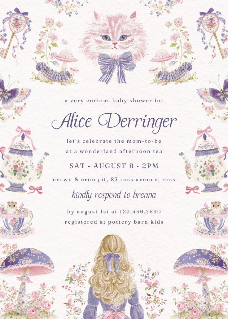 Wonderland - invitation